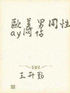 欧美男同性恋gay网站