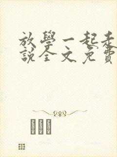 放学一起走吗小说全文免费阅读