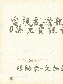 电视剧潜龙道40集免费观看视频