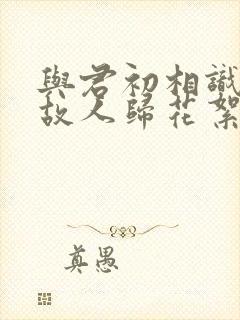 与君初相识恰似故人归花絮