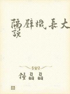隔壁机长大叔小说封面