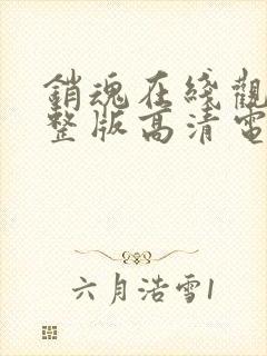 销魂在线观看完整版高清电影