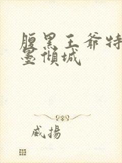 腹黑王爷特工妃墨倾城封面