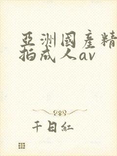 亚洲国产精品自拍成人av封面