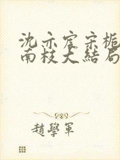 沈亦宸宋栀夏阮南枝大结局