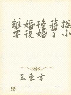 离婚后蒋总他想要复婚了小说免费阅读