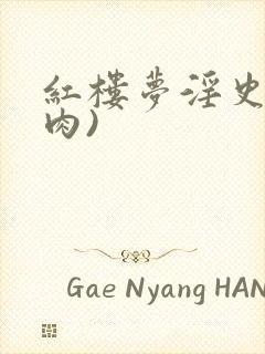 红楼梦淫史(全肉)封面