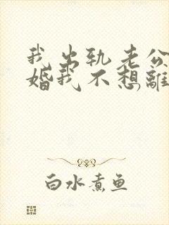 我出轨老公要离婚我不想离婚怎么办封面