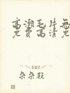 高潮毛片无遮挡免费高清免费