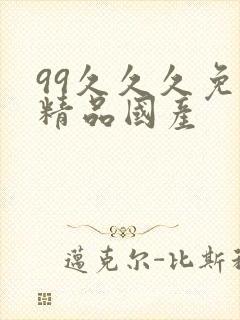 99久久久免费精品国产封面
