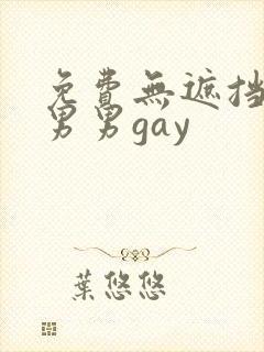 免费无遮挡视频男男gay