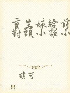 重生嫁给前夫死对头小说小说