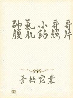 帅气小哥哥八块腹肌的照片