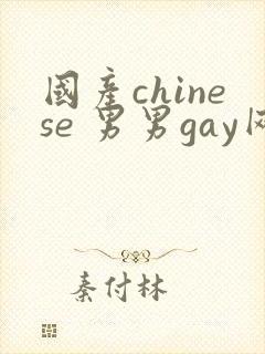 国产chinese 男男gay网站