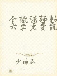 全职法师动漫第六季免费观看