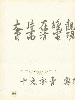 大片在线观看免费高清电视剧