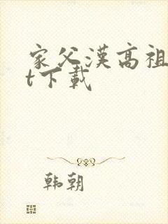 家父汉高祖txt下载封面