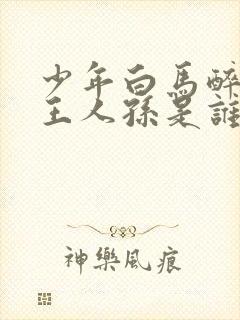 少年白马醉春风王人孙是谁封面