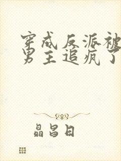 穿成反派被纯恨男主追疯了