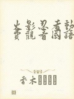 火影忍者动漫免费观看国语版