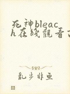 死神bleach在线观看高清完整版免费