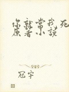 你就当我死了吧原著小说