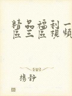 精品福利一区二区三区视频在线