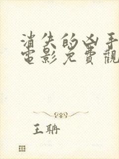 消失的凶手国语电影免费观看宣璐