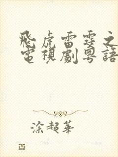 飞虎雷霆之极战电视剧粤语版