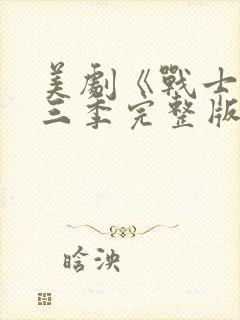 美剧《战士》第三季完整版在线观看