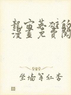 龙宙英雄的堕落漫画免费阅读入口