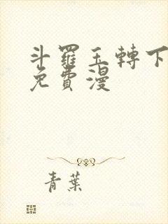 斗罗玉转下拉式免费漫