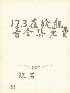 17.3在线观看全集免费完整国语版高清