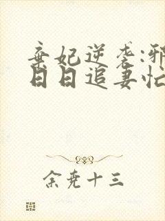 弃妃逆袭:邪王日日追妻忙完整小说