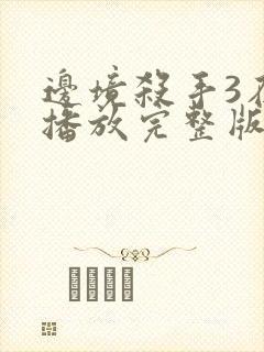 边境杀手3在线播放完整版封面