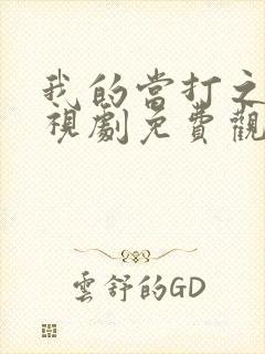 我的当打之年电视剧免费观看全集播出封面