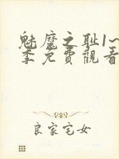 魅魔之耻1~4季免费观看