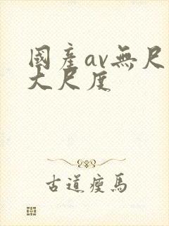 国产av无尺码大尺度封面