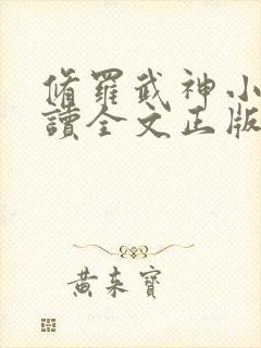 修罗武神小说阅读全文正版