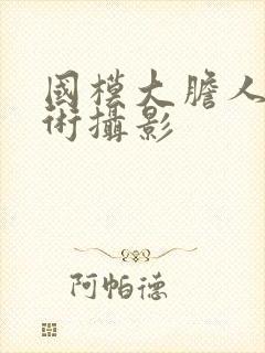 国模大胆人体艺术摄影封面