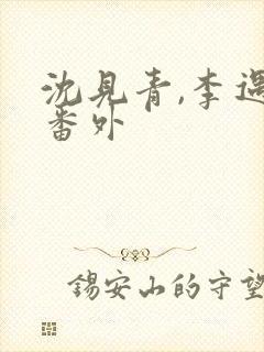 沈见青,李遇泽番外