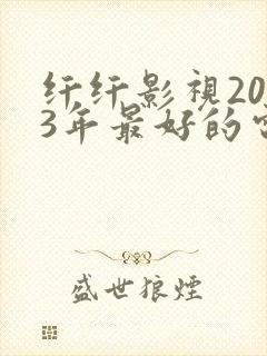 纤纤影视2023年最好的电视剧