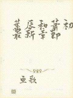 叶辰和萧初然的最新章节封面