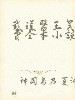 武道医王吴东免费全本小说