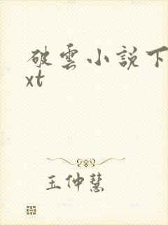 破云小说下载txt