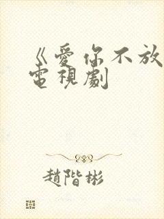 《爱你不放手》电视剧