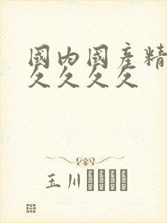 国内国产精品久久久久久封面