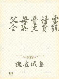 父母爱情电视剧全集免费观看高清