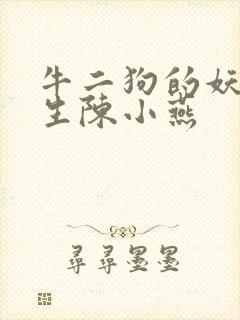 牛二狗的妖孽人生陈小燕封面