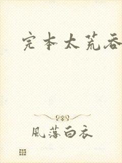 完本太荒吞天诀